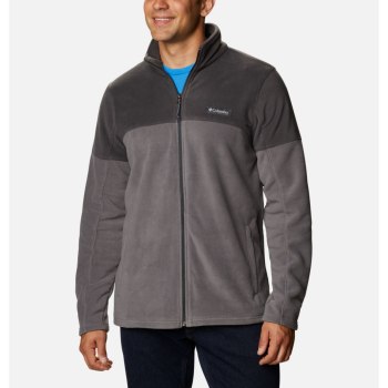 Pánské Bundy Columbia Basin Trail III Full Zip Fleece Šedé KSZCBM672